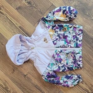 Toddler Nike Floral Full Zip Hooded Jacket